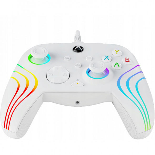 Геймпад проводной PDP для Xbox Afterglow Wave, White в Мытище