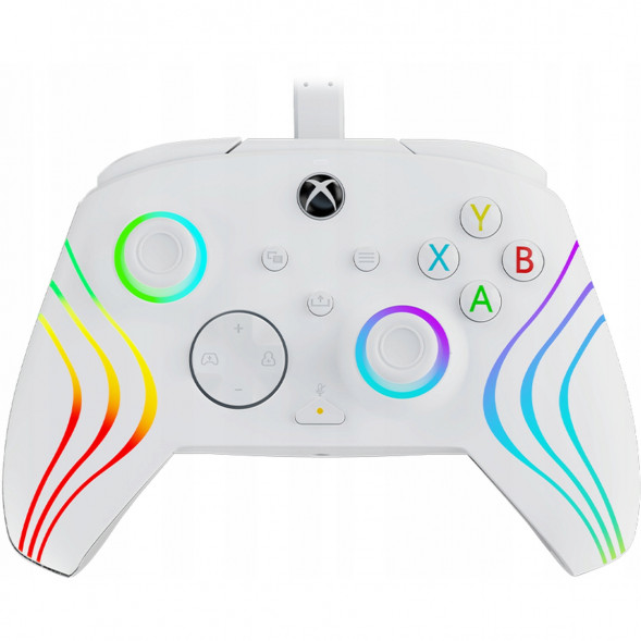 Геймпад проводной PDP для Xbox Afterglow Wave, White в Мытище