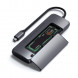 Док-станция Satechi USB-C Hybrid Multiport Adapter (with SSD Enclosure M.2 SATA, 2xUSB 3.1, USB Type-C, HDMI), Серый ST-UCHSEM в Мытище