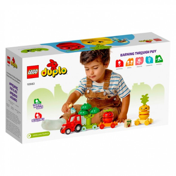 Конструктор LEGO DUPLO 10982 Трактор для перевозки овощей и фруктов в Мытище