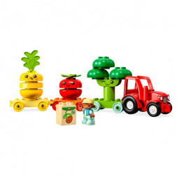 Конструктор LEGO DUPLO 10982 Трактор для перевозки овощей и фруктов