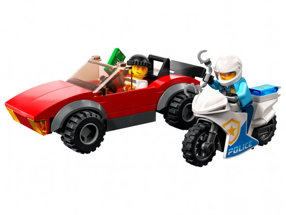 Конструктор LEGO City 60392 Полицейская погоня на байке в Мытище