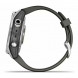 Умные часы Garmin Fenix 7s серебристый с графитовым силиконовым ремешком 010-02539-01 в Мытище