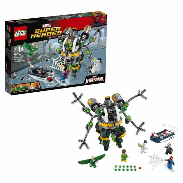 Конструктор LEGO Super Heroes 76059 Человек-паук: в ловушке Доктора Осьминога в Мытище