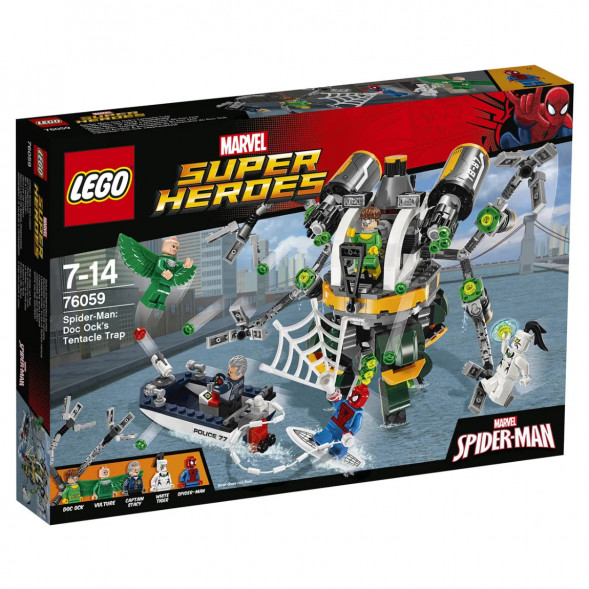 Конструктор LEGO Super Heroes 76059 Человек-паук: в ловушке Доктора Осьминога в Мытище