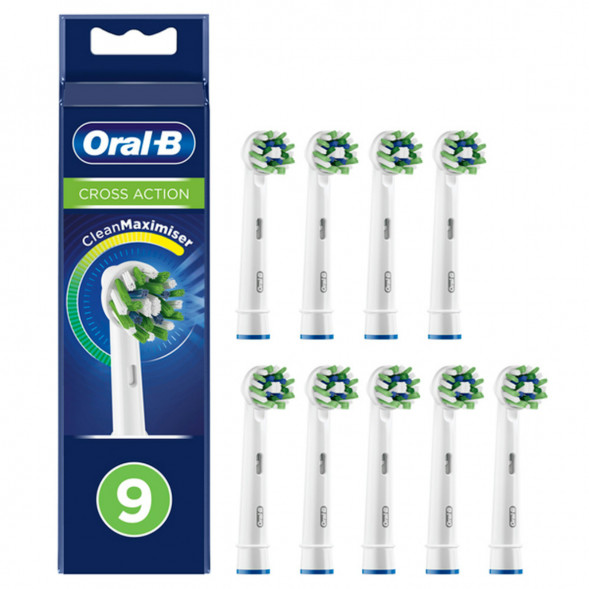 Насадки на зубные щетки Oral-B Cross Action, 9 шт. в Мытище