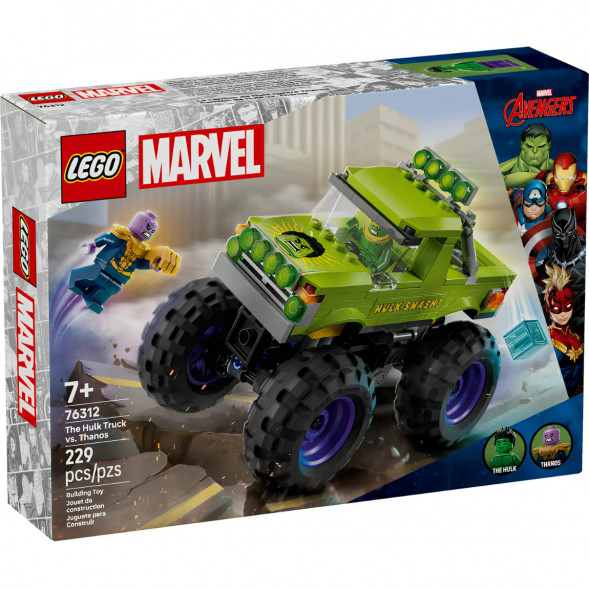 Конструктор LEGO Super Heroes 76312 Халк на внедорожнике против Таноса в Мытище