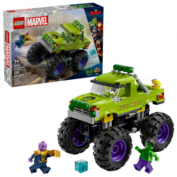 Конструктор LEGO Super Heroes 76312 Халк на внедорожнике против Таноса в Мытище
