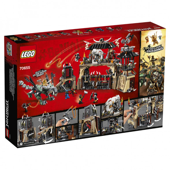 Конструктор LEGO Ninjago 70655 Пещера драконов в Мытище