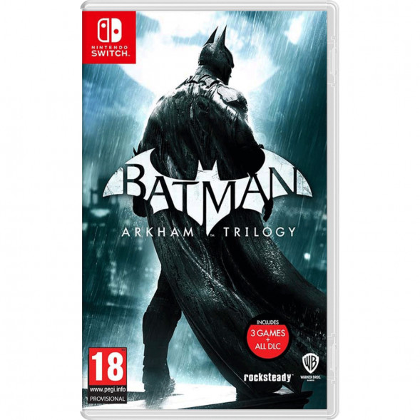 Игра Batman: Arkham Trilogy [Nintendo Switch, русские субтитры] в Мытище
