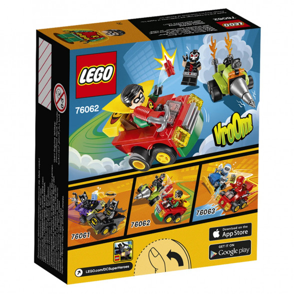Конструктор LEGO Super Heroes 76062 Робин против Бэйна в Мытище