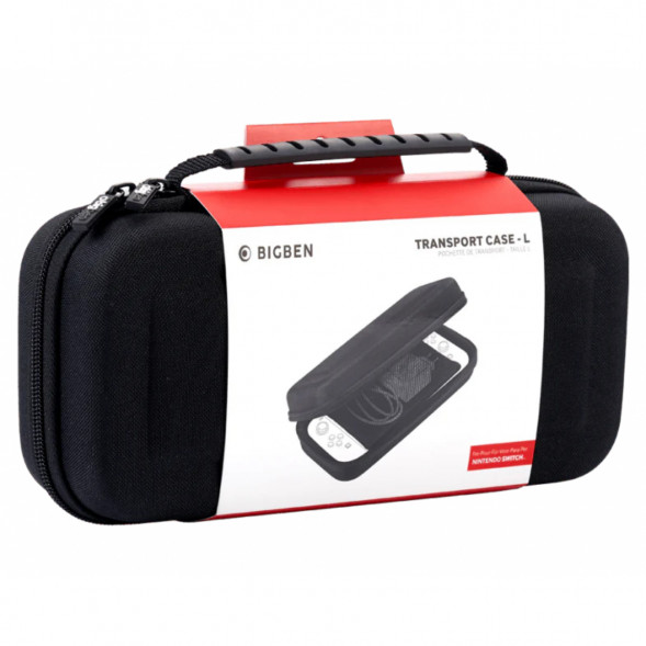 Чехол BIG BEN Transport Case - L для Nintendo Switch/Lite/OLED, черный в Мытище