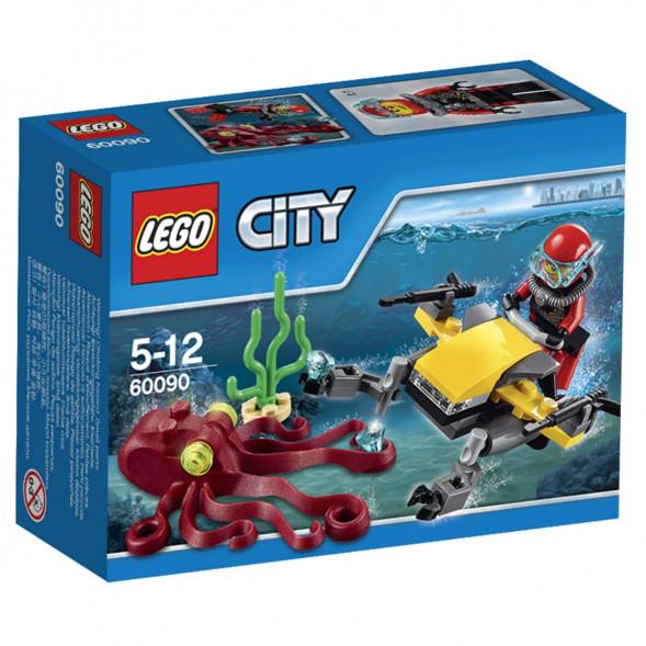 Конструктор LEGO City Deep Sea Explorers 60090 Глубоководный скутер в Мытище