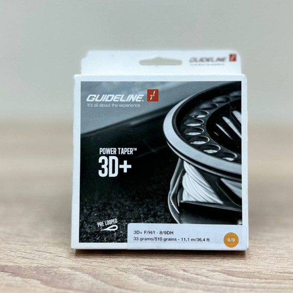 Рыболовная леска Guideline Power Taper 3D+ #37761 8/9 DH, Yellow в Мытище