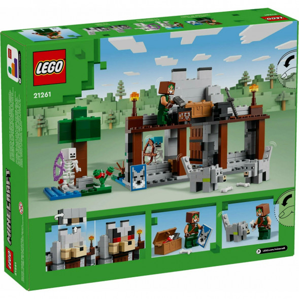 Конструктор LEGO Minecraft 21261 Волчья крепость в Мытище
