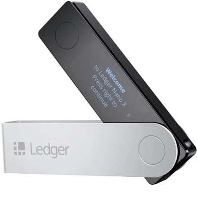 Аппаратный криптокошелек Ledger Nano X , черный в Мытище