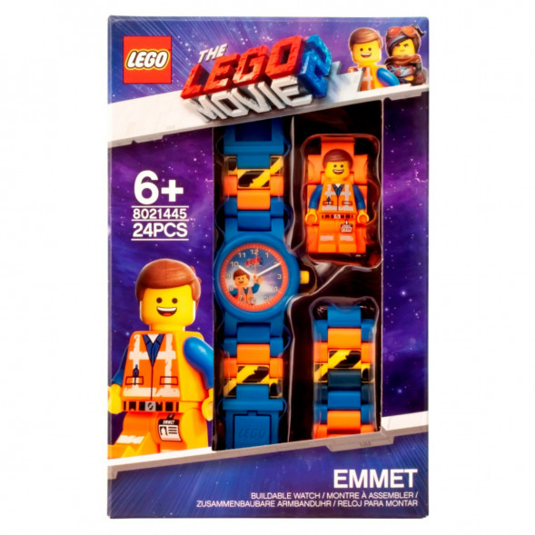Часы LEGO Movie 8021445 «Emmet» с минифигуркой в Мытище