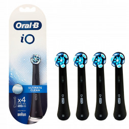 Насадка для электрической зубной щетки Oral-B iO Ultimate Clean Black, 4 шт.