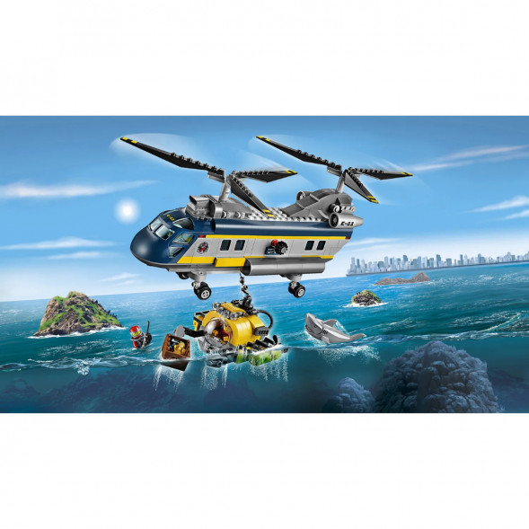 Конструктор LEGO City Deep Sea Explorers 60093 Вертолет исследователей моря в Мытище