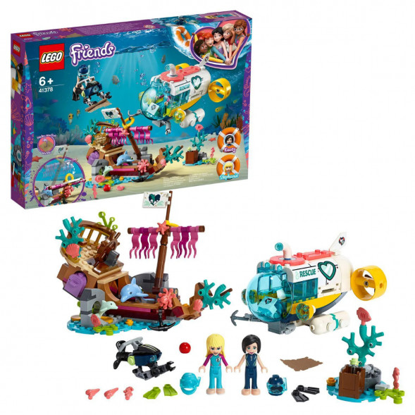 Конструктор LEGO Friends 41378 Спасение дельфинов в Мытище