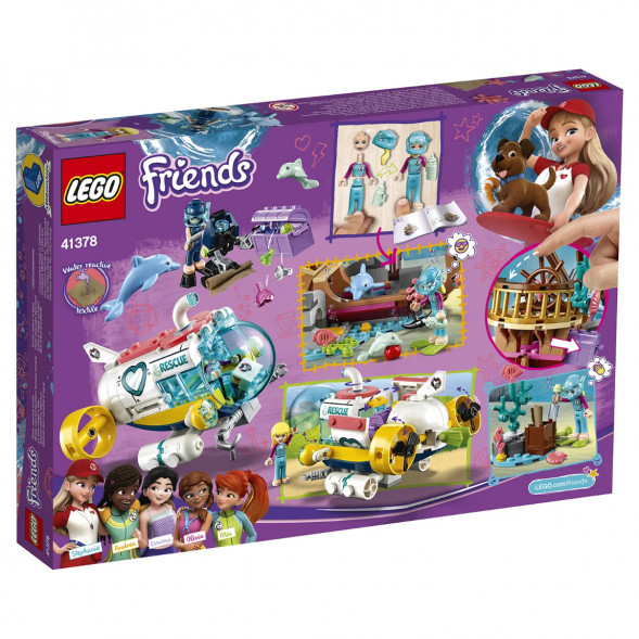 Конструктор LEGO Friends 41378 Спасение дельфинов в Мытище