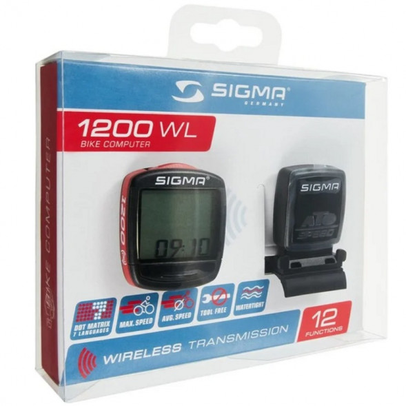 Велокомпьютер беспроводной 12 функций Sigma BC 1200 WL в Мытище