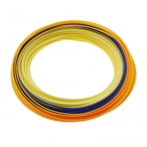 Леска RIO Premier Dart V2.0 Float WF7F/S3, Black/Yellow/Blue/Orange в Мытище