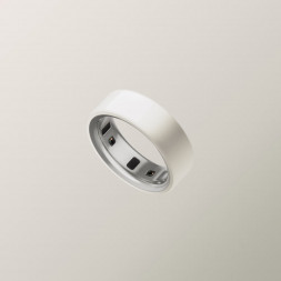 Умное кольцо Oura Ring 4 Ceramic (размер 6), Облако/Cloud
