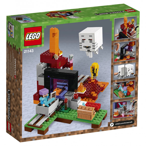 Конструктор LEGO Minecraft 21143 Портал в Подземелье  в Мытище