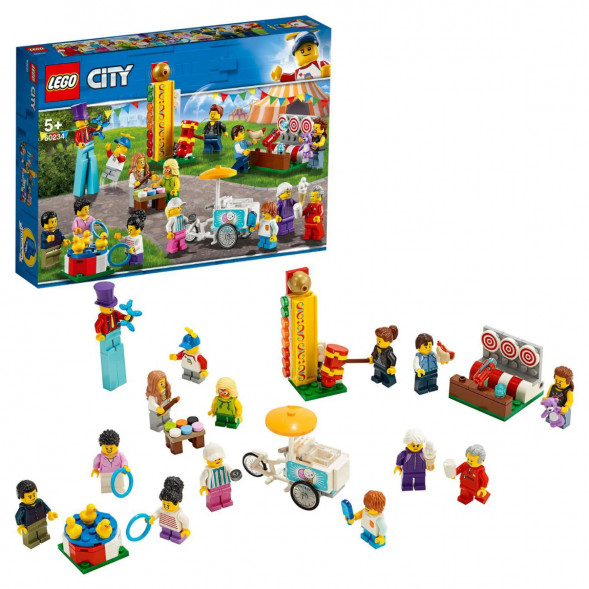 Конструктор LEGO City Town 60234 Комплект минифигурок Весёлая ярмарка в Мытище