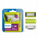 Сменные лезвия Philips OneBlade 2 шт. + 1 шт. Body kit QP620/50 в Мытище