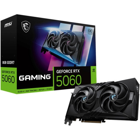Видеокарта MSI RTX 5060 8 ГБ RTL (RTX 5060 8G GAMING OC) в Мытище