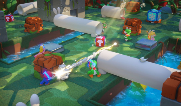 Игра Mario Rabbids: Kingdom Battle. Gold Edition [Nintendo Switch, английская версия] в Мытище