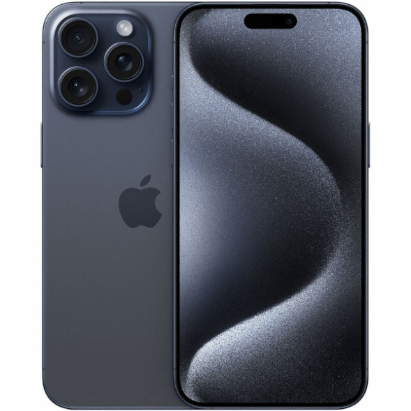 Смартфон Apple iPhone 15 Pro Max 256 ГБ, Dual: nano SIM + eSIM, синий титан в Мытище