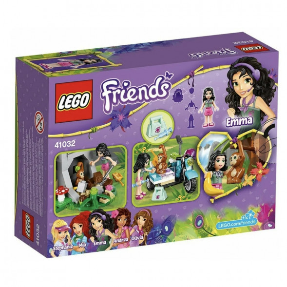 Конструктор LEGO Friends 41032 Джунгли: Мотоцикл скорой помощи в Мытище