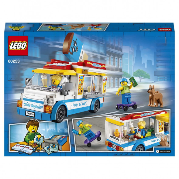 Конструктор LEGO City Great Vehicles 60253 Грузовик мороженщика в Мытище