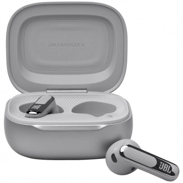 Беспроводные наушники JBL Live Flex 3, Silver в Мытище