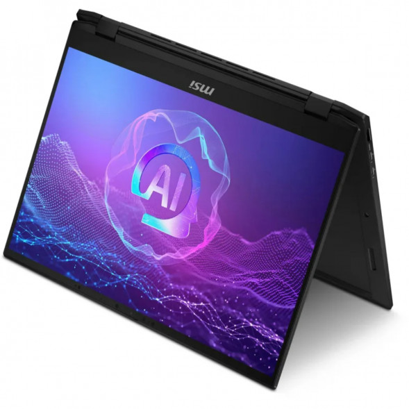 Ноутбук трансформер MSI Summit 16 AI Evo A2HMTG-057RU (16&amp;quot;, IPS, Intel Core Ultra 7 255H 2ГГц, 16 ядер, 16ГБ LPDDR5, 1ТБ SSD, Intel Arc 140T, Windows 11 Home), черный в Мытище