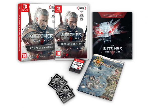 Игра Witcher 3 Wild Hunt Complete Edition (Ведьмак 3: Дикая Охота - Полное Издание) (Русская версия) для Nintendo Switch в Мытище