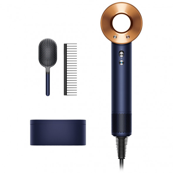 Фен Dyson Supersonic HD07 с набором расчесок, синий/медный в Мытище