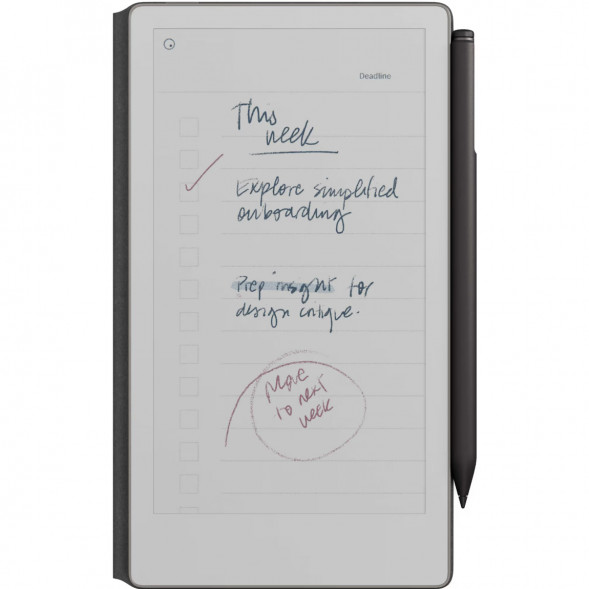 Графический планшет reMarkable Paper Pro Move + Стилус MarkerPlus + Чехол BookFolio Premium Leather, Black в Мытище