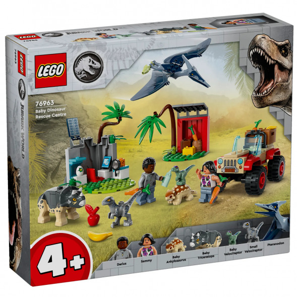 Конструктор LEGO Jurassic World 76963 Центр спасения детенышей динозавров в Мытище