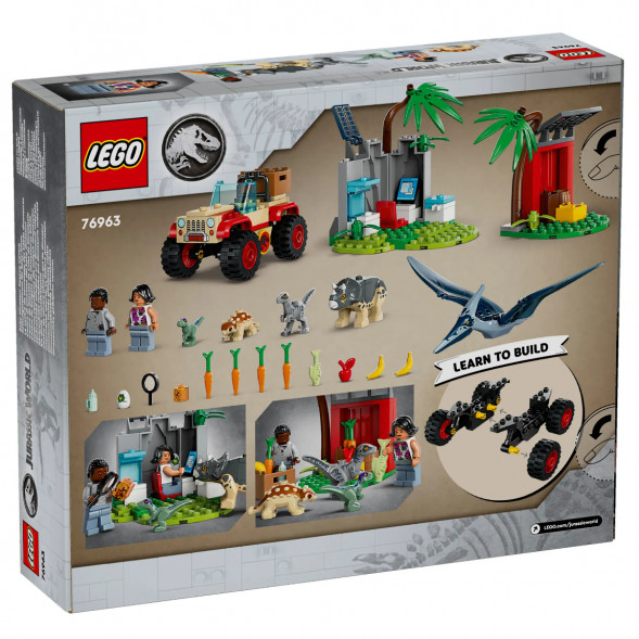 Конструктор LEGO Jurassic World 76963 Центр спасения детенышей динозавров в Мытище