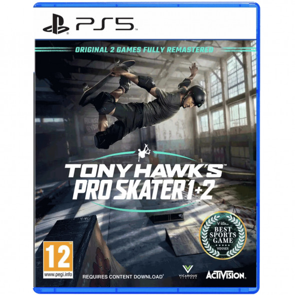 Игра Tony Hawk&amp;#039;s Pro Skater 1+2 [PS5, английская версия] в Мытище