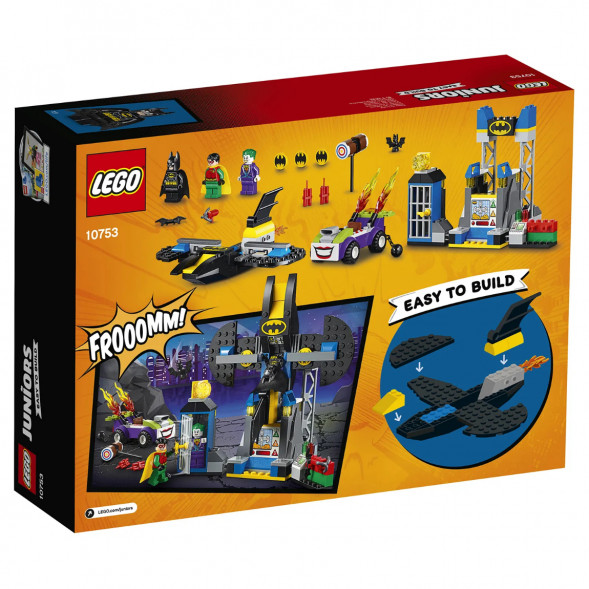 Конструктор LEGO Juniors 10753 Нападение Джокера на Бэтпещеру в Мытище