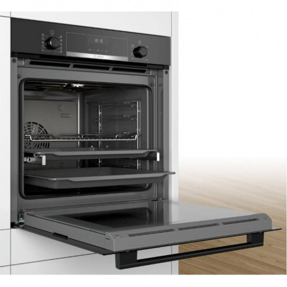 Духовой электрический шкаф Bosch HBG5370B0, черный в Мытище