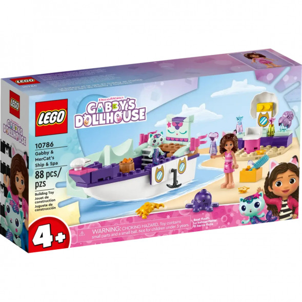 Конструктор LEGO Gabby&amp;#039;s Dollhouse 10786 Корабль и спа Габби и МерКэта в Мытище