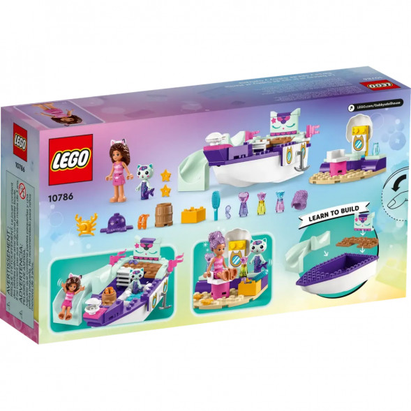Конструктор LEGO Gabby&amp;#039;s Dollhouse 10786 Корабль и спа Габби и МерКэта в Мытище