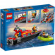 Конструктор LEGO City 60373 &amp;quot;Пожарно-спасательная лодка&amp;quot;, 144 деталей в Мытище