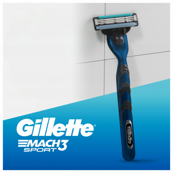 Лезвия для бритвы Gillette Mach3 Sport, 15 шт. в Мытище